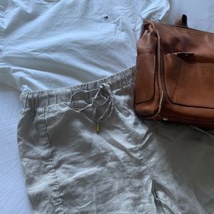 Loose linen pants